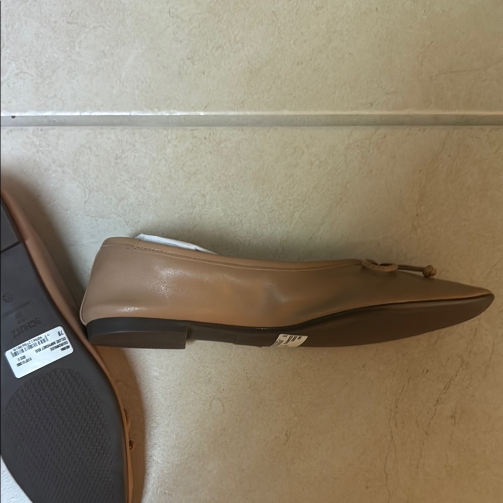 Schutz Women's Tan Ballet Flats - Picture 3 of 3